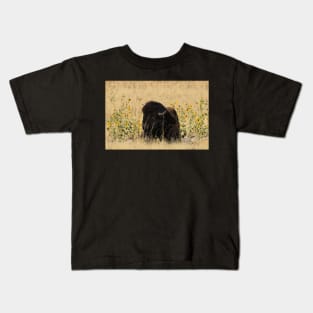 Buffalo at Antelope Island Great Salt Lake Utah Kids T-Shirt